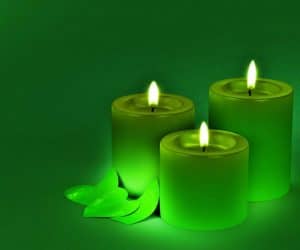 velas verde