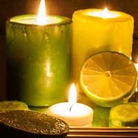 rituales con velas verdes