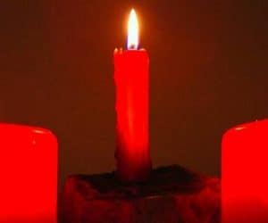 rituales con velas rojas